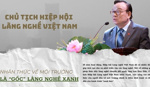 Chủ tịch Hiệp hội Làng nghề Việt Nam: Nhận thức về môi trường là “gốc” của làng nghề “xanh”